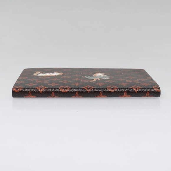 LOUIS VUITTON Catgram Cayenne Clemence Note Cover Orange GI0358 LV Auth 92886 - Picture 5 of 16